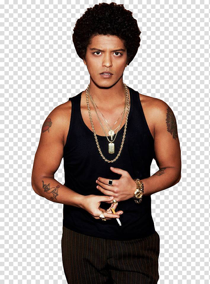 Bruno Mars transparent background PNG clipart