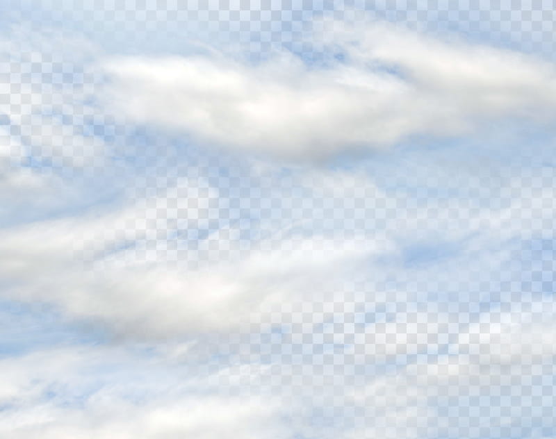 Puffy Clouds Thin Layer  transparent background PNG clipart
