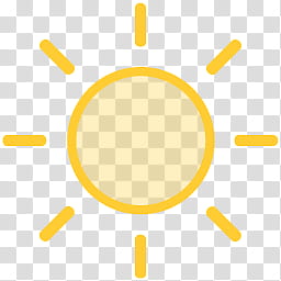 Stylish Weather Icons, sun.rays.small transparent background PNG clipart