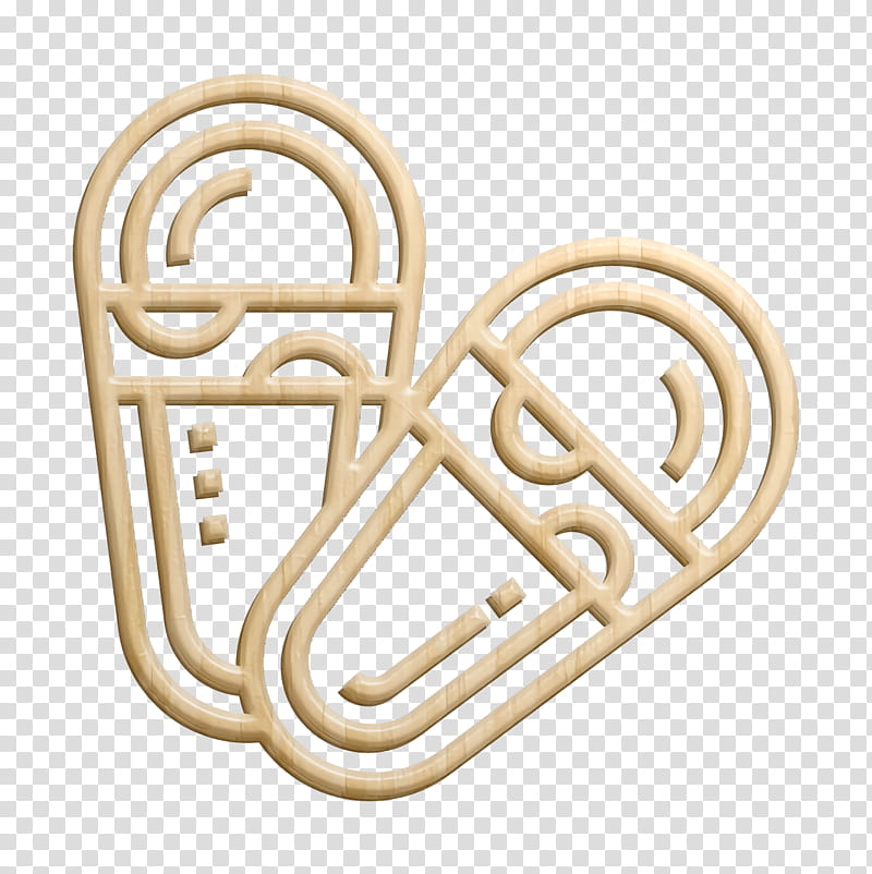 Spa Element icon Sandals icon Slipper icon, Brass Instrument, Heart, Metal, Puzzle transparent background PNG clipart