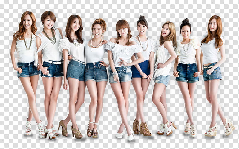 snsd render , Girls Generation transparent background PNG clipart