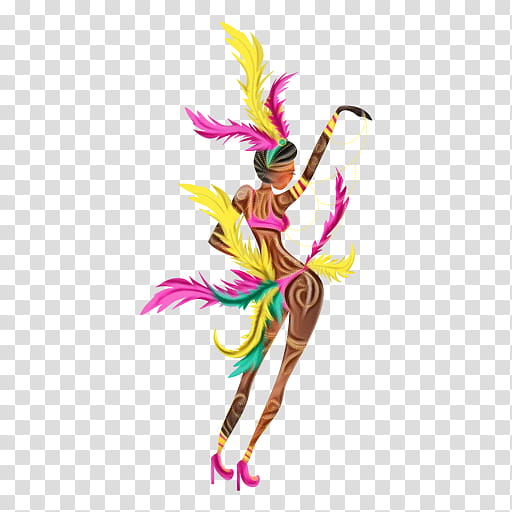 Watercolor, Paint, Wet Ink, Performing Arts, Fairy, Dance, Feather, Costume transparent background PNG clipart