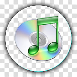 Windows Live For XP, disc and music note illustration transparent background PNG clipart