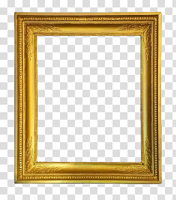 Golden Frames, square gold frame transparent background PNG clipart