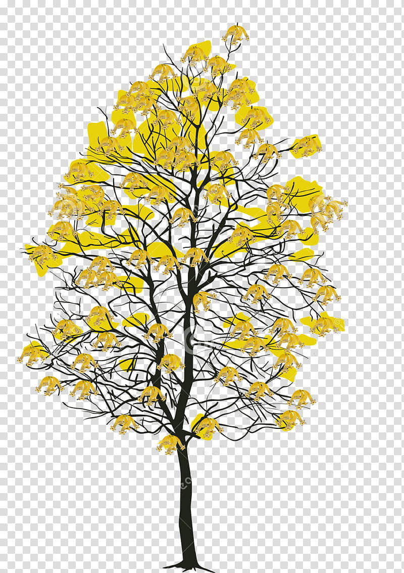 Yellow , yellow tree transparent background PNG clipart
