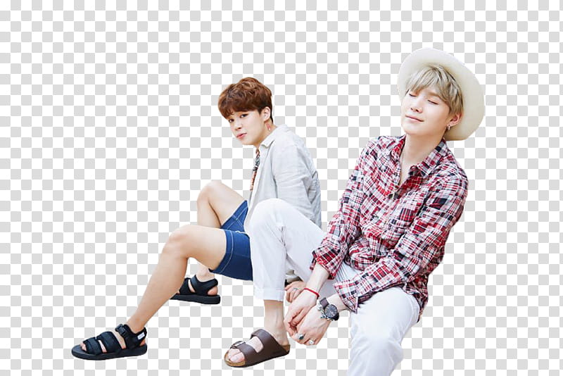 Yoonmin BTS, Jimin and Suga from BTS transparent background PNG clipart