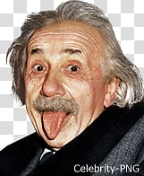 Albert Einstein Smiling Rendering transparent background PNG clipart