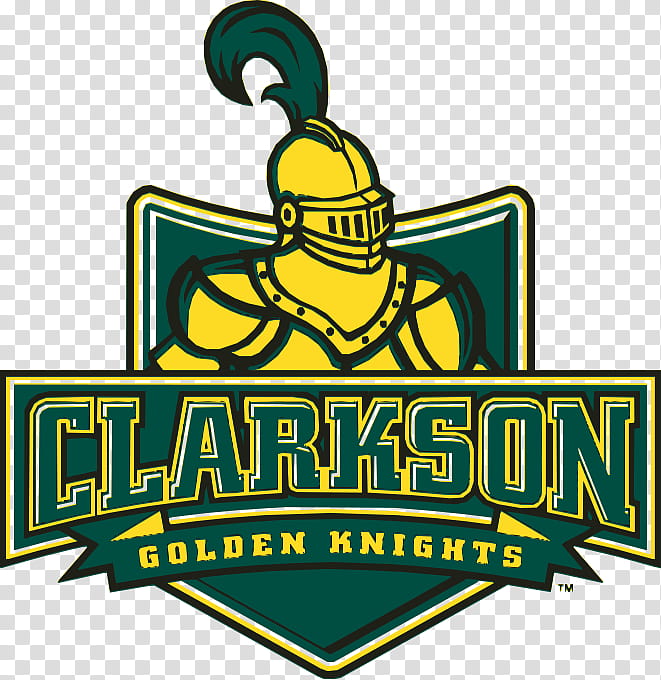 Mascot Logo, Clarkson University, Clarkson Golden Knights Mens Ice Hockey, Clarkson Golden Knights Mens Basketball, Clarkson Golden Knights Womens Basketball, Clarkson Avenue, Athletics, Green transparent background PNG clipart