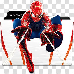 Spider Man Collection Folder Icon transparent background PNG clipart