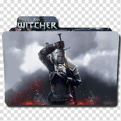 The Witcher  Wild Hunt Icon Folder , Geralt transparent background PNG clipart