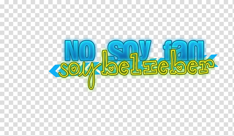 No soy fan soy BELIEBER transparent background PNG clipart