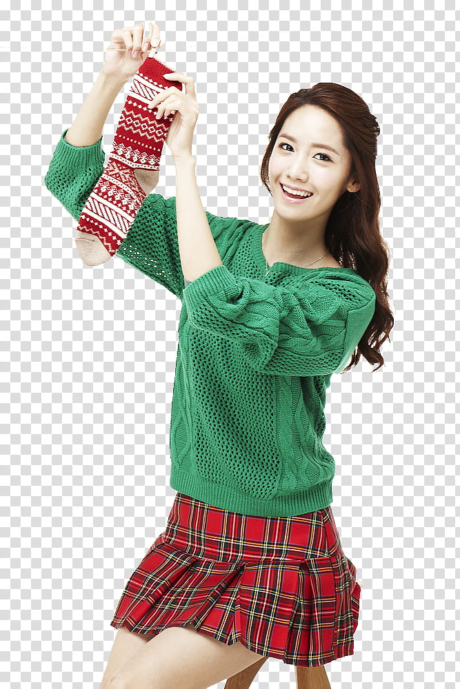 YOONA MERRY X MAS transparent background PNG clipart