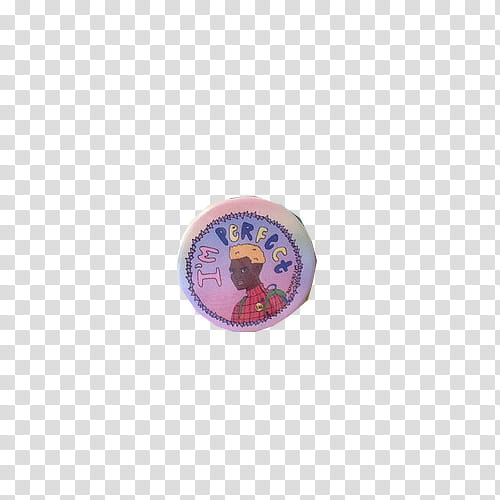 , I'm perfect pinback button transparent background PNG clipart