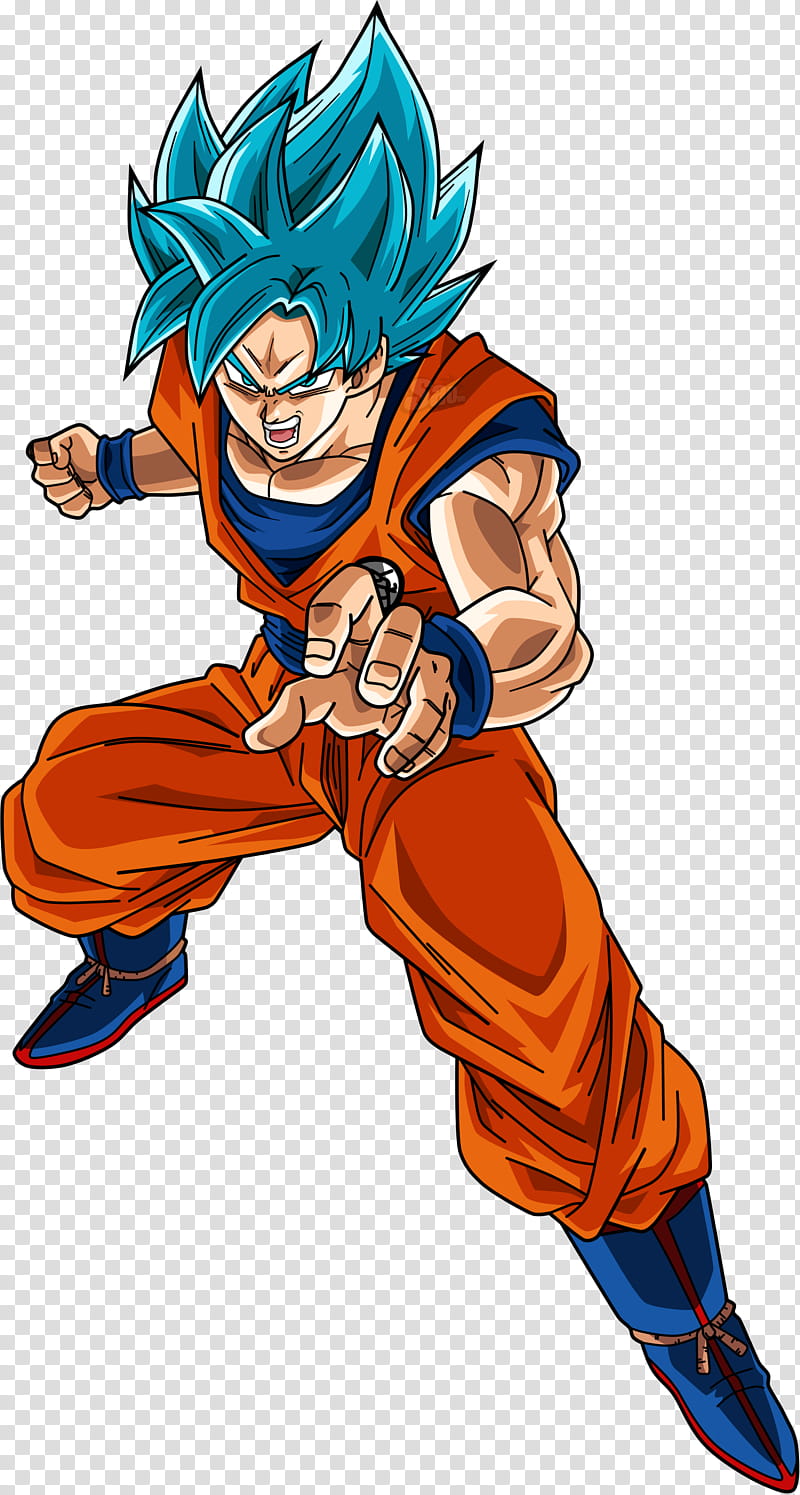 Goku SSJ Blue transparent background PNG clipart | HiClipart