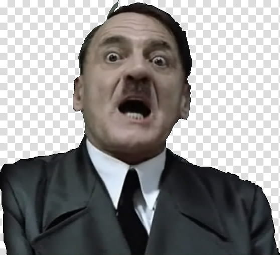 Hitler Funny Expression Shocked transparent background PNG clipart