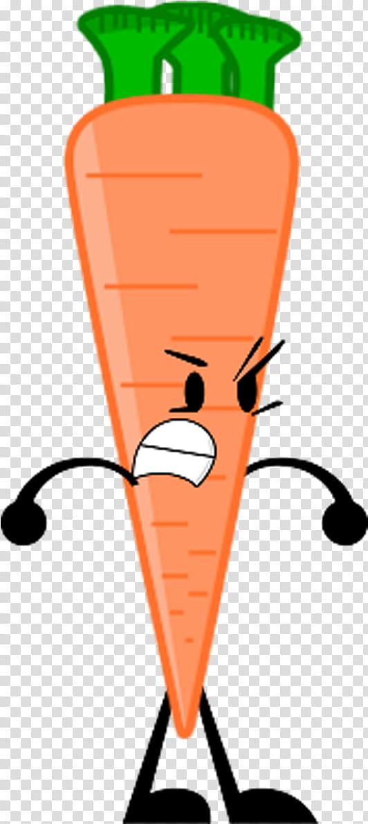 Cartoon Baby, Carrot, Food, Baby Carrot, Vegetable, Jerk, Orange, Battle For Dream Island transparent background PNG clipart