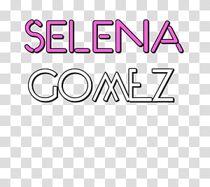 selena gomez 1 texto transparent background PNG clipart thumbnail