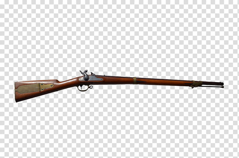 Old Rifle Gun FrontView DSC , brown hunting rifle illustration transparent background PNG clipart