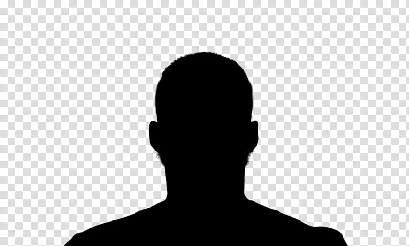 Man, Silhouette, Portrait, Head Shot, Male, Face, Neck, Shoulder png