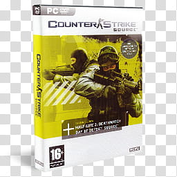 DVD Game Icons v, Counter Strike Source, PC DVD Counter Strike Source case transparent background PNG clipart