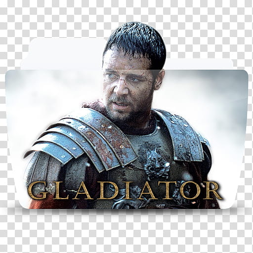 Colorflow Movie Folder Icon Gladiator  , gladiator transparent background PNG clipart