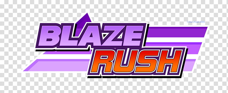 Blaze Rush Logo transparent background PNG clipart