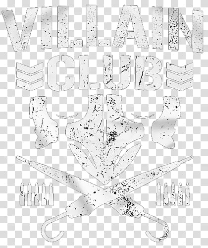 VILLIAN CLUB Marty Scurll logo transparent background PNG clipart