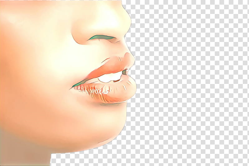 face nose skin lip chin, Cartoon, Cheek, Jaw, Mouth, Beauty, Closeup transparent background PNG clipart