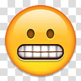 gritted teeth emoticon icon transparent background PNG clipart