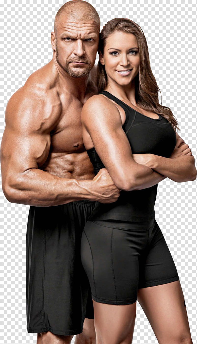 Triple H and Stephanie McMahon transparent background PNG clipart