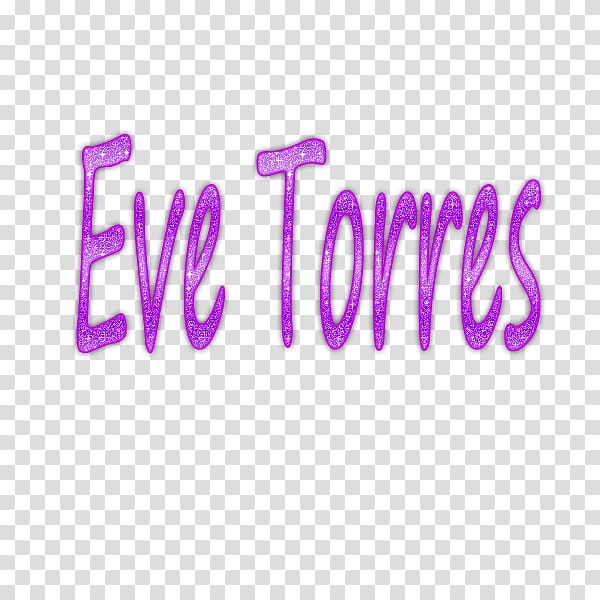 Eve Torres Text transparent background PNG clipart