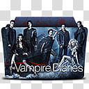 TV Series folder icons PACK, The Vampire Diaries x transparent background PNG clipart