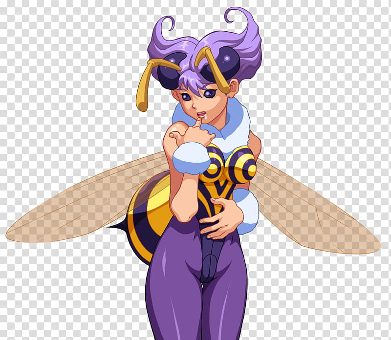 Q Bee Victory Screen Vampire Savior, female character illustration transparent background PNG clipart