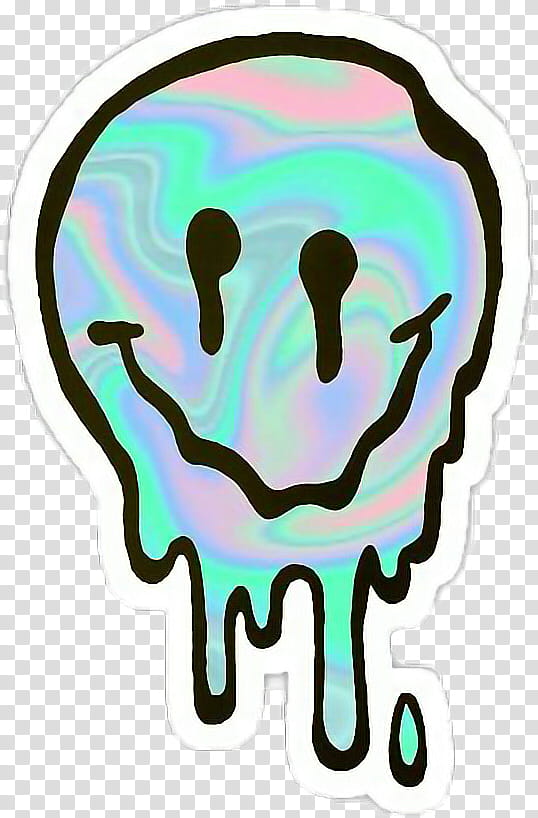 Smiley Face, Tshirt, Melting, Clothing, Acid House, Tiedye, Zazzle, Spreadshirt transparent background PNG clipart