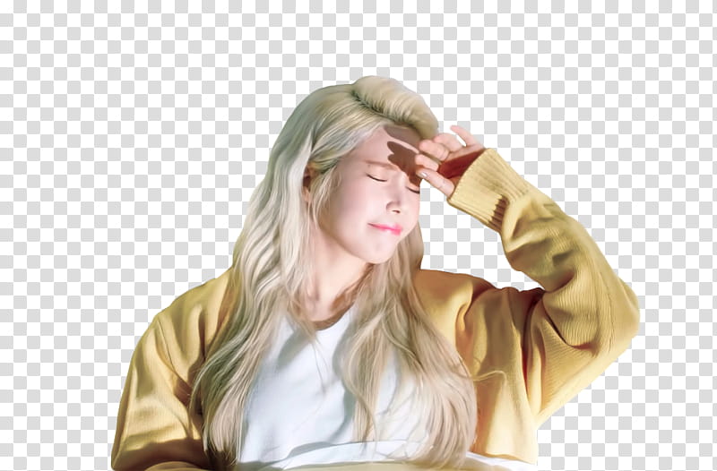 MAMAMOO EVERYDAY MV, woman wearing yellow cardigan transparent background PNG clipart