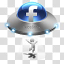 FaceBook UFO, Facebook Ufo x icon transparent background PNG clipart