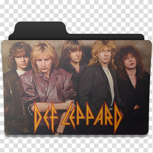 Music Folder  , Def Leppard transparent background PNG clipart