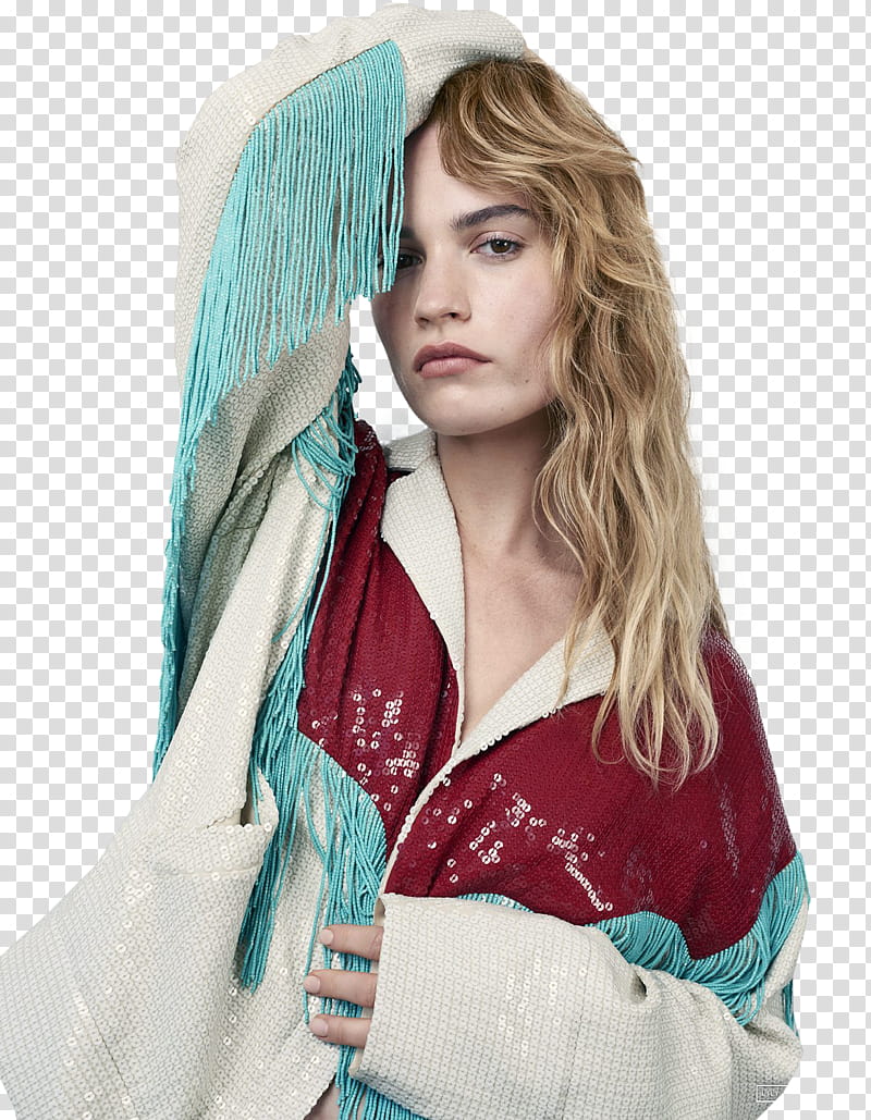 Lily James,  transparent background PNG clipart