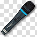 Microphones Win, black and blue dynamic microphone transparent background PNG clipart