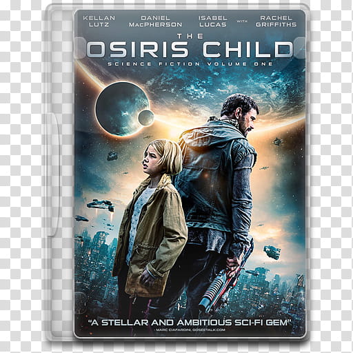Movie Icon , The Osiris Child, closed The Osiris Child DVD case transparent background PNG clipart