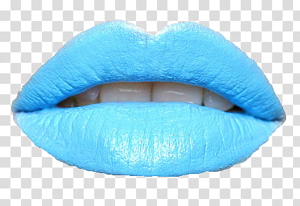 blue lipstick transparent background PNG clipart