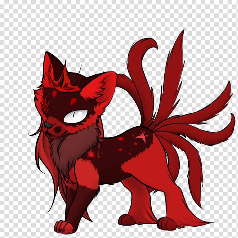 Cat And Dog, Demon, Tail, Snout, Cartoon, Red, Animation, RED Fox transparent background PNG clipart