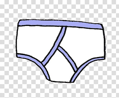Full, white and purple underwear illustration transparent background PNG clipart