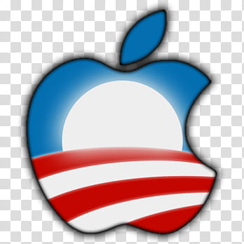 Barack Obama Apple Logo, Apple logo transparent background PNG clipart
