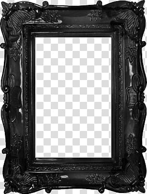 Frames, black frame transparent background PNG clipart