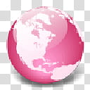 iconos en e ico zip, pink globe icon transparent background PNG clipart