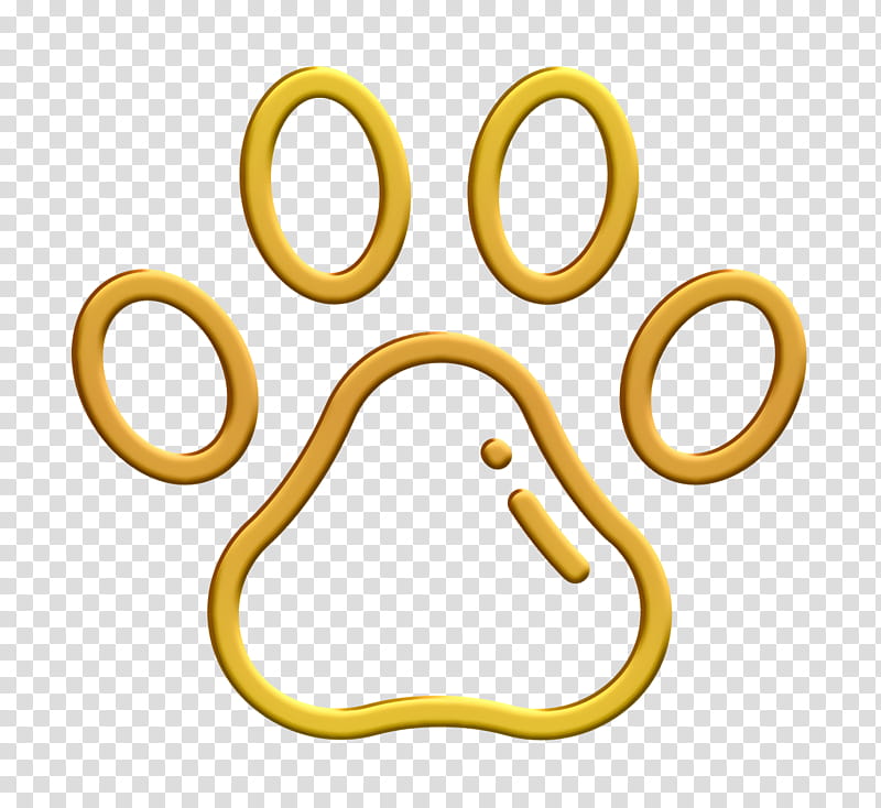 Zoo icon Track icon Pet icon, Yellow transparent background PNG clipart
