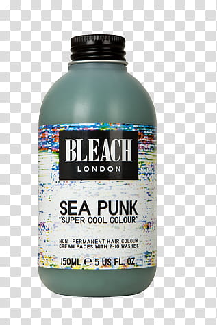 Full,  ml Bleach London Sea Punk bottle transparent background PNG clipart
