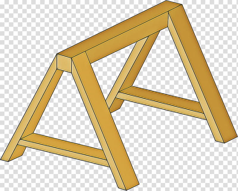 Wood Table, Triangle, Sawhorse, Furniture, Stool, Woodworking transparent background PNG clipart