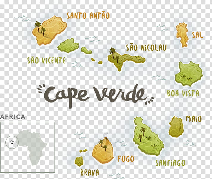 Travel Map, Fogo Island, Coffee, Starbucks, Location, Transport, Cape Verde, Africa transparent background PNG clipart